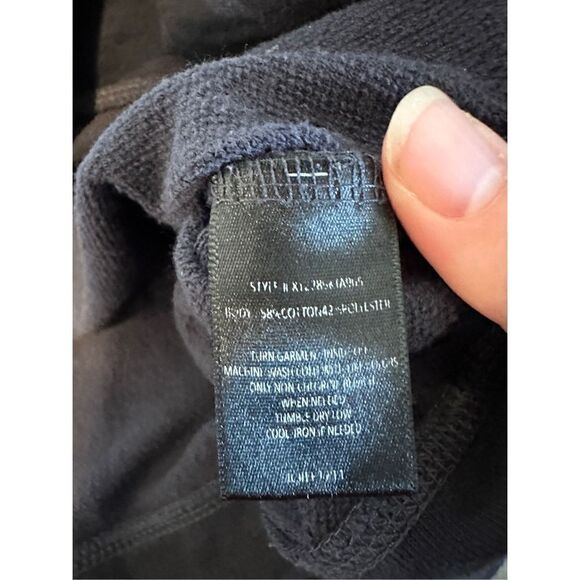 Sanctuary Black Camo Lace-Up Sweatshirt Size Small - Picture 6 of 6